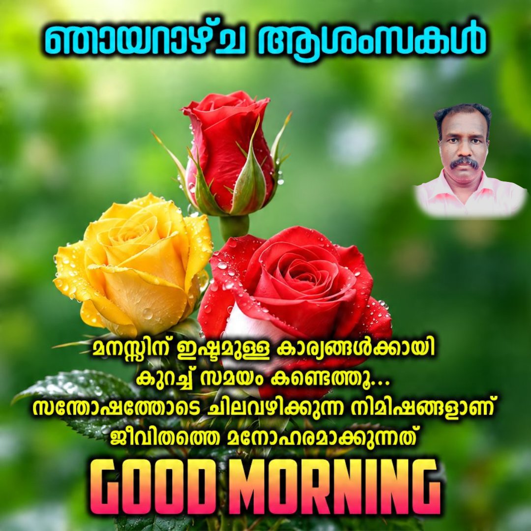 Rahulrkatta's tweet photo. ഗുഡ്മോണിങ് ഫ്രണ്ട്സ് 
 നല്ലൊരു ദിവസം ആശംസിക്കുന്നു https://t.co/CsEItr1ULn