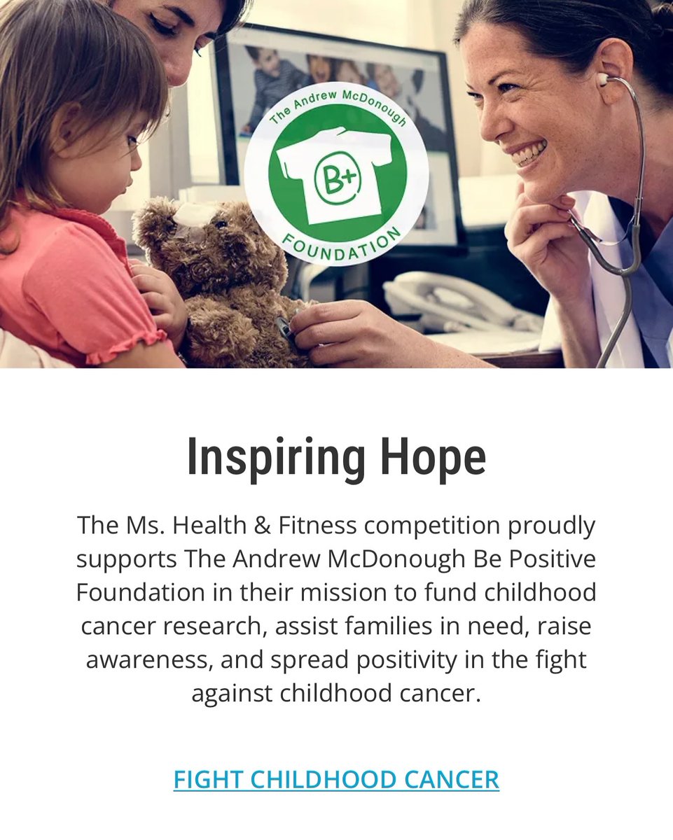 AlefdjP's tweet photo. This started with my health &amp; wellness mission, but it’s about more. Every tax-deductible vote donation supports the Andrew McDonough Be Positive Foundation, helping families and childhood cancer research. Let’s make an impact together. https://t.co/mAtMNhGJlS