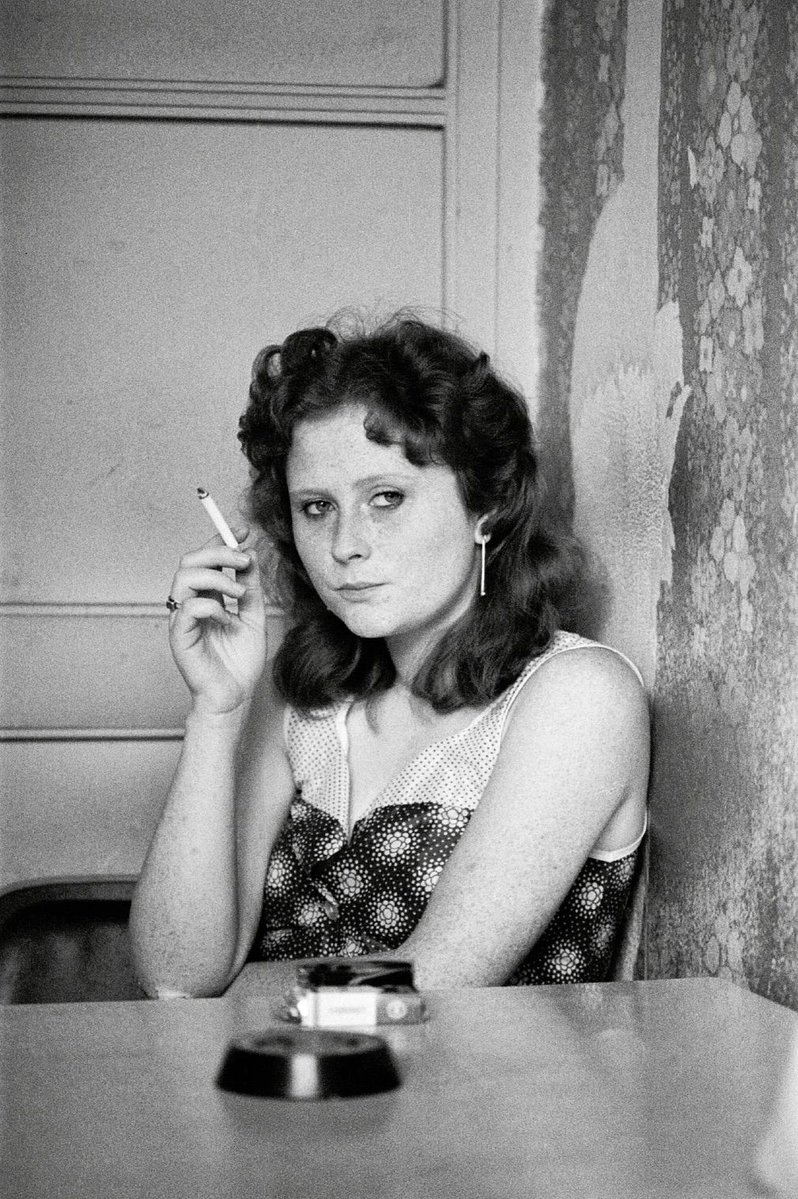 OldTerribleWond's tweet photo. Helga Paris 
Women At The Treff Modelle Clothing Factory 
East German Photograph, 1984 https://t.co/PBnWIC5LkV