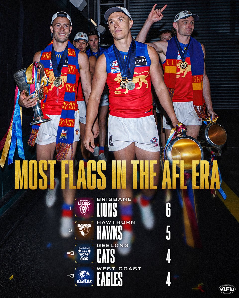 AFL's tweet photo. Standing alone 🦁

#AFLGF https://t.co/xfT9ky4xhA