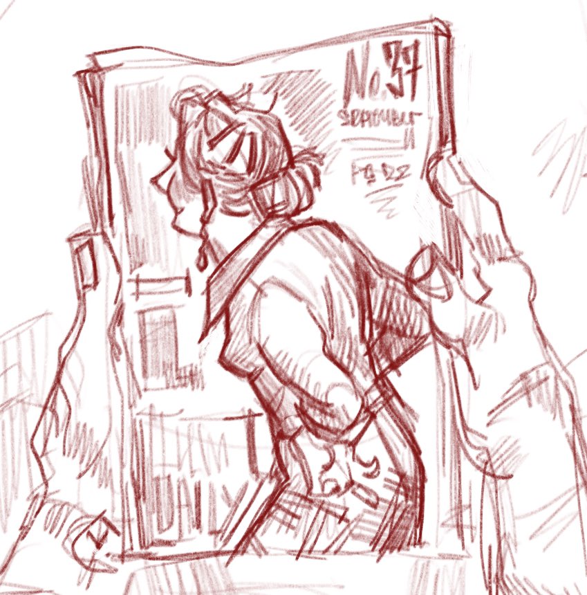 Zaebish_Egor's tweet photo. I love coming up with random npc citizens designs so here are random girl with his dada in subway and a woman from the cover of a magazine bye https://t.co/If2SBzzSXE