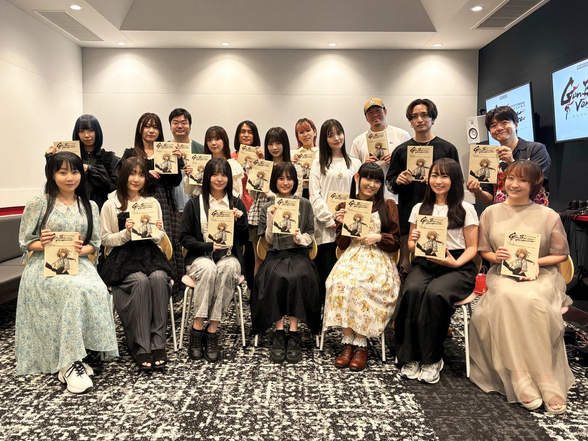 exgv_official's tweet photo. /／
📢 #なのはEXGV
最終回アフレコ後コメント到着！
\＼

『魔法少女リリカルなのは EXCEEDS 
　Gun Blaze Vengeance』

出演キャストの皆様から
最終回アフレコ後のコメントが到着！

それぞれのコメントはツリーでチェック🔥

#なのは
#nanoha https://t.co/ljNSalZsxk