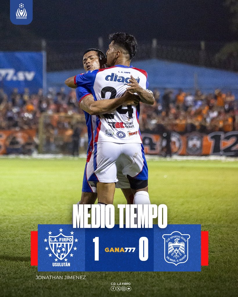 cdlafirpo_sv's tweet photo. ⏱️45+3’| ¡𝐅𝐈𝐍𝐀𝐋 𝐃𝐄𝐋 𝐏𝐑𝐈𝐌𝐄𝐑 𝐓𝐈𝐄𝐌𝐏𝐎!
#Jornada12 | #TorneoApertura2026 https://t.co/KRaUWV7CLG