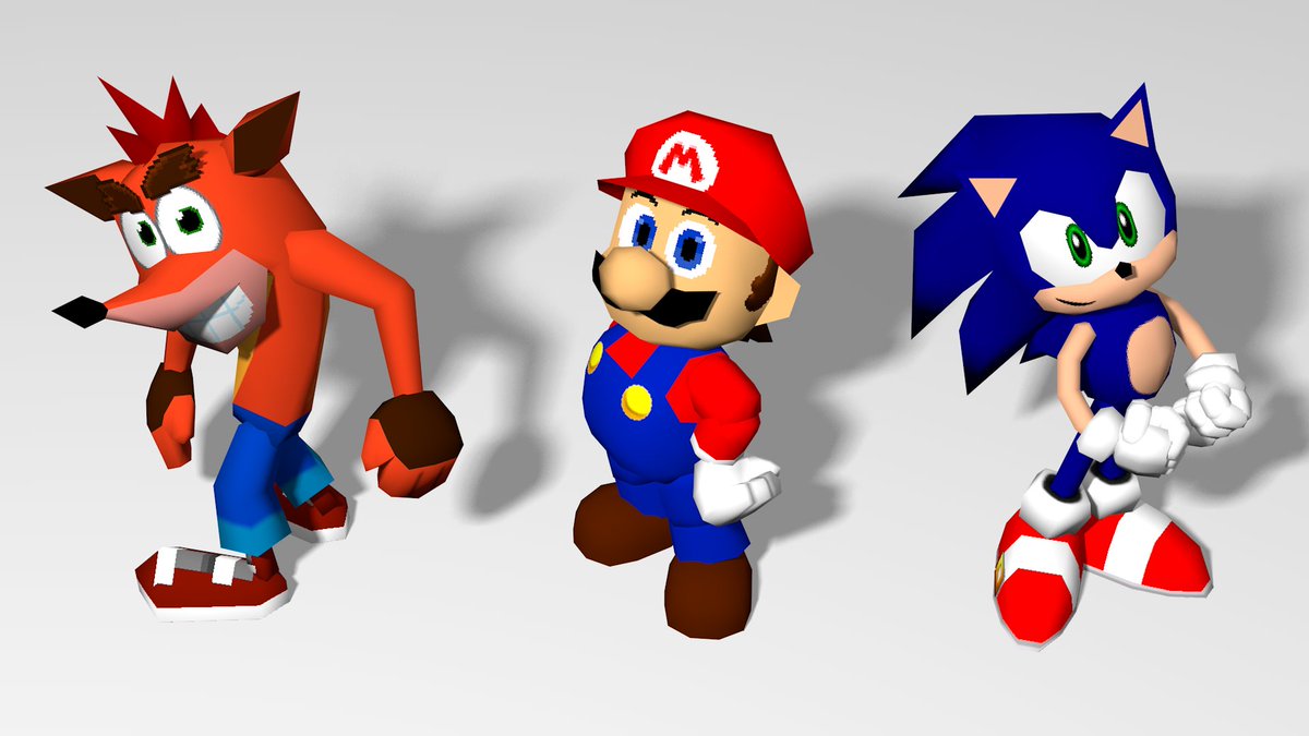 Rokipuntoteve's tweet photo. mario, sonic y crash uniéndose para una foto 📸 https://t.co/0YBdRdWydj