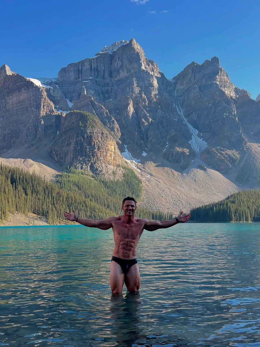 OFICIALMCVALET's tweet photo. One of the biggest mistakes I’ve ever made was showing Morgan the Canadian Rockies before taking her to the Idaho Rockies. Looking back at these pictures, I miss traveling through those mountains and jumping into those freezing lakes. Even though my ... https://t.co/fTKkaTFLKV