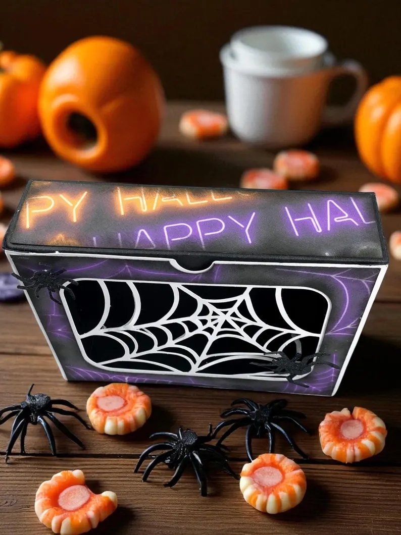 mcwilsonky's tweet photo. Check this out from Angelica at @Athyme2beecomfo and her shop on #Etsy
Spider Web Halloween Favor Box: Glitter Spiders & Neon Print
https://t.co/UaZxhXOQge
#partysupplies #starseller #etsyshop #handmade #papercraft https://t.co/7fdLLnP4PX