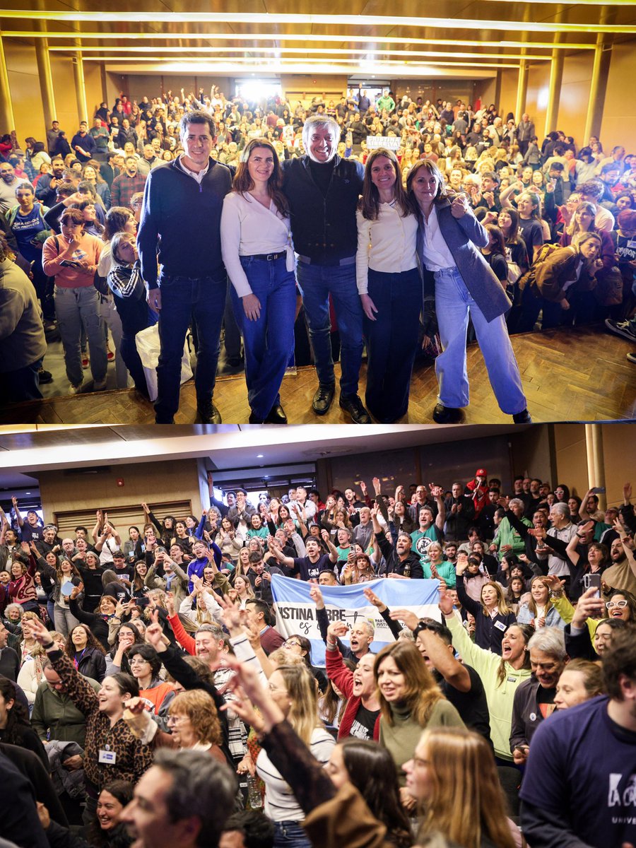 wadodecorrido's tweet photo. Pensar la educación es pensar qué país queremos. Los países que se desarrollaron invirtieron en conocimiento y lo vincularon con la producción. Argentina tiene las capacidades para hacerlo y generar trabajo en cada provincia, para que nuestra gente pueda vivir mejor.

Con esa convicción participamos de la tercera edición del Congreso Educativo “Imaginar y Transformar”, en Mar del Plata, junto a Máximo Kirchner, @Maru_Bielli, @FerRaverta, @juaniustarroz, @FilmusDaniel, @marielfmoreno1.  

Tenemos que defender la educación y la ciencia que Milei está destruyendo, y prepararnos para los desafíos que vienen. Articular escuelas, universidades, ciencia y producción en un proyecto de país donde estudiar y trabajar permitan progresar y el esfuerzo vuelva a valer la pena.