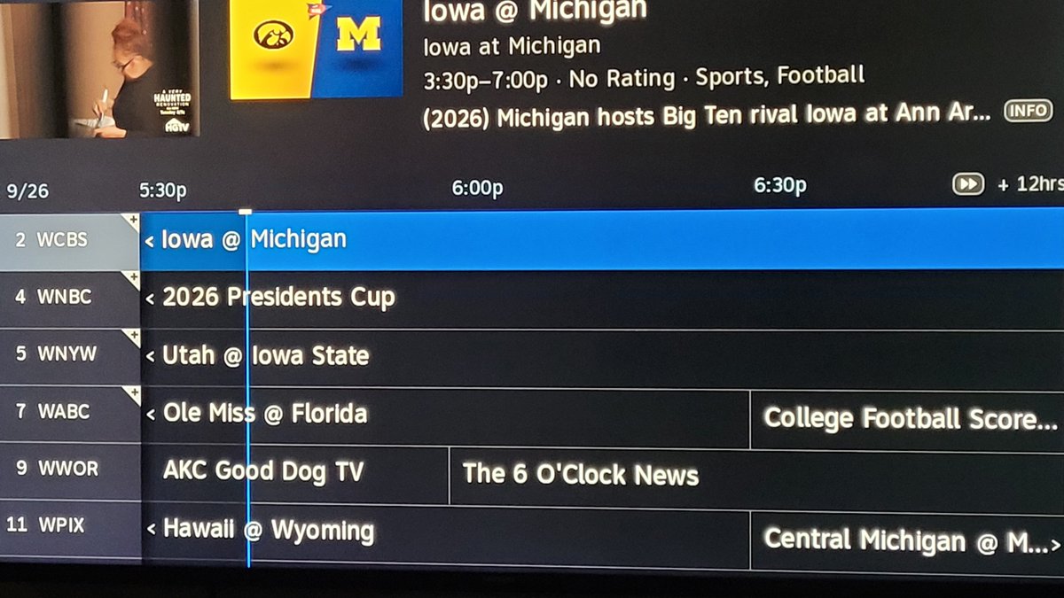 DezAugusztin's tweet photo. Wow! @ABC7NY @NBCNewYork @CBSNewYork @fox5ny are the absolute worst #news providers on wkends due to #collegesports! Sat-Sun: Absence from news until after 11PM! No care for news! It's all about the money! #BadNews source on wkends! #ABC7NY #NBCNewYork #CBSNewYork #fox5ny = #pOOp https://t.co/PKPn0GrWrG