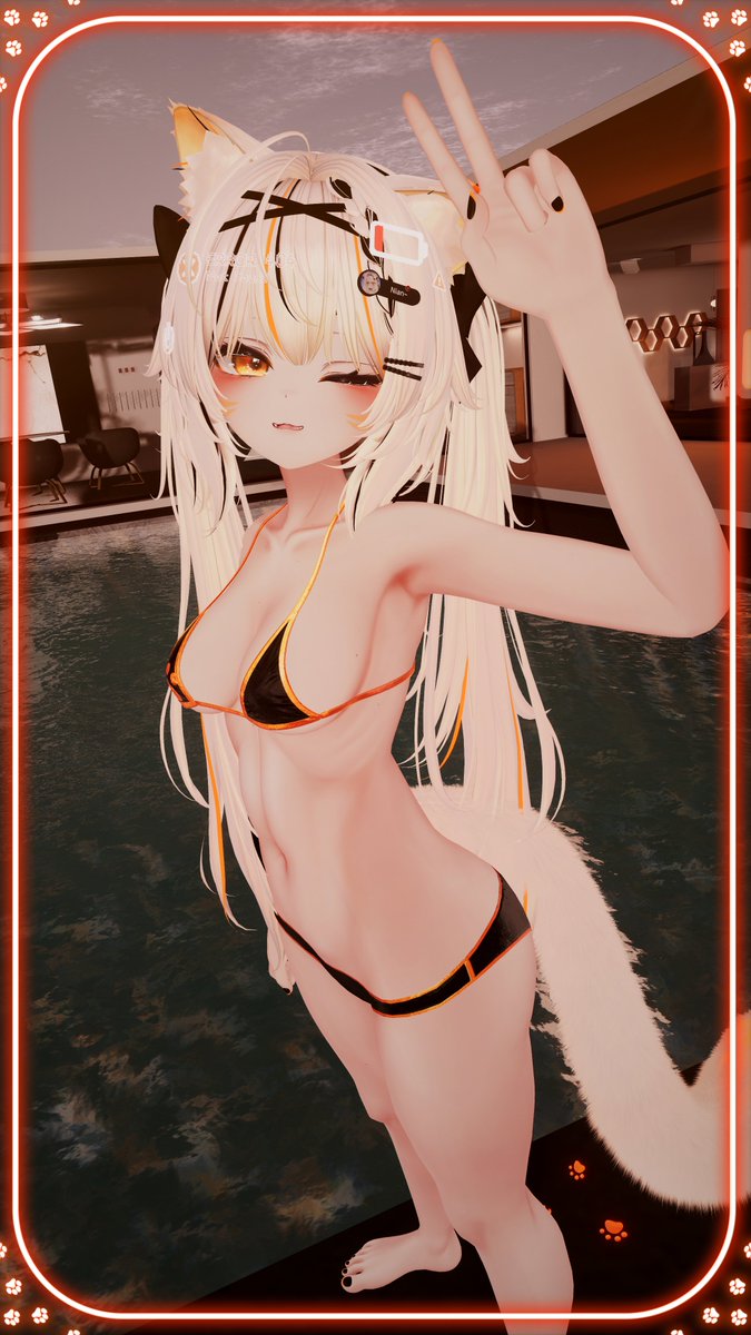 nyakiranian's tweet photo. Jump in with me will you?

#VRChat #Airi3d #booth https://t.co/53ZCJkupvT