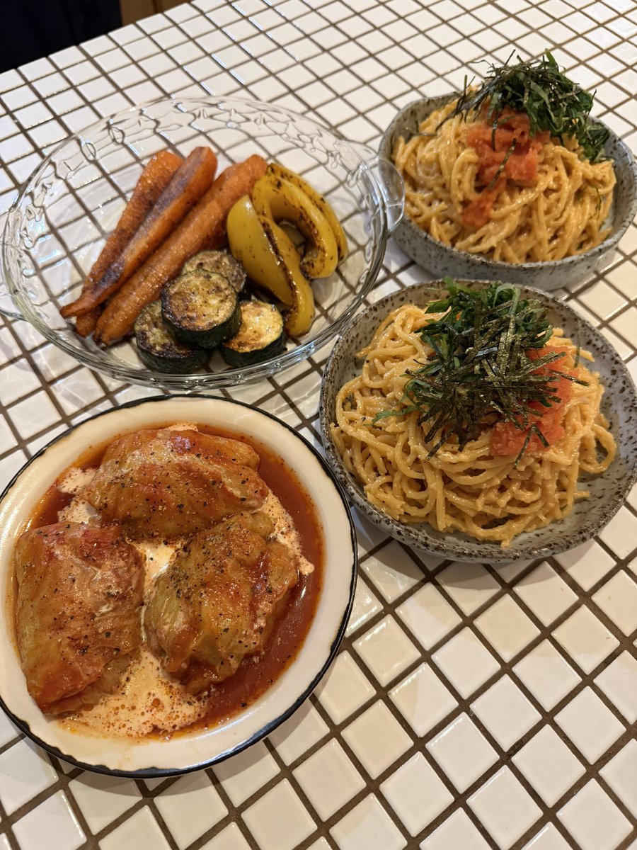 mamiiigohan's tweet photo. 昨日の晩ごはん🍝

#おうちごはん https://t.co/oCYKUYIBFT