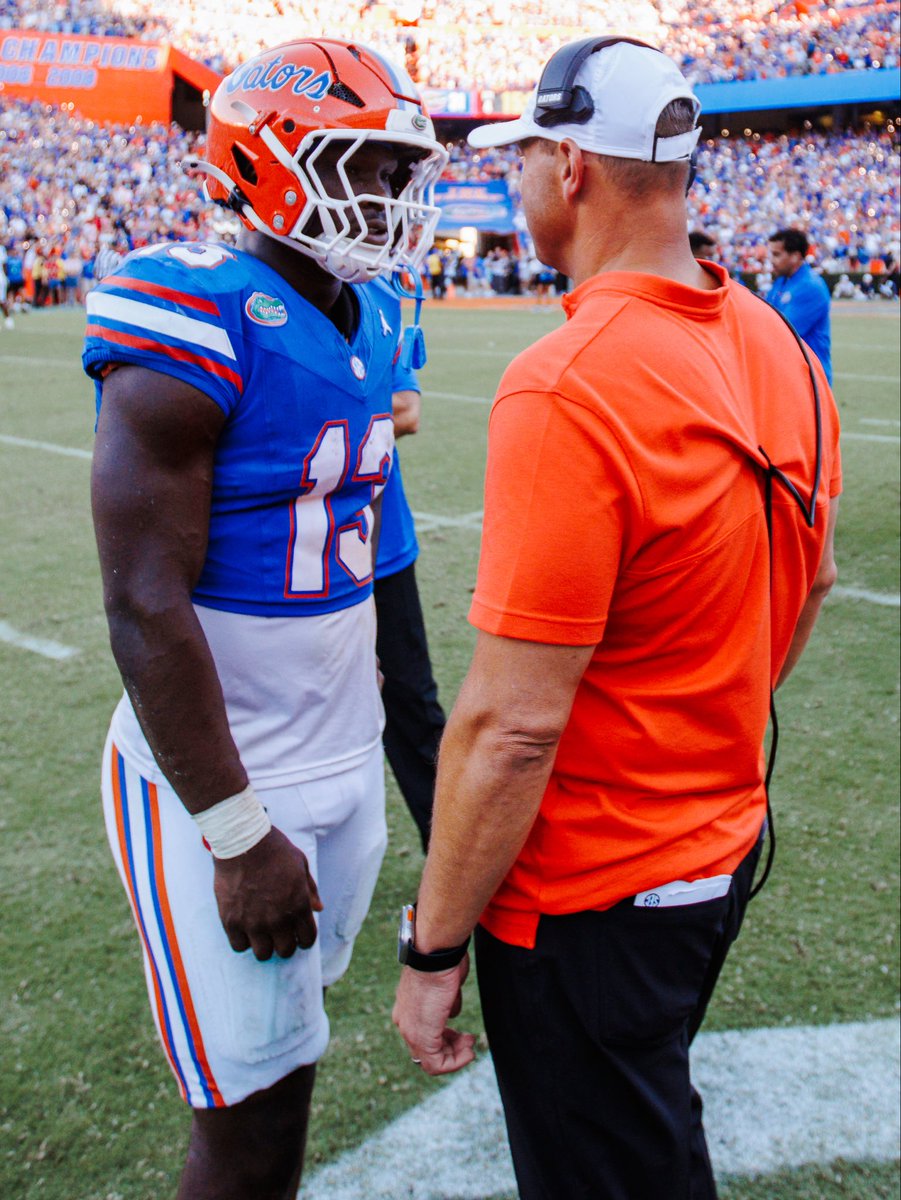 GatorsFB's tweet photo. Coach Sumrall appreciation post 🐊 https://t.co/1lb5bzFzr6