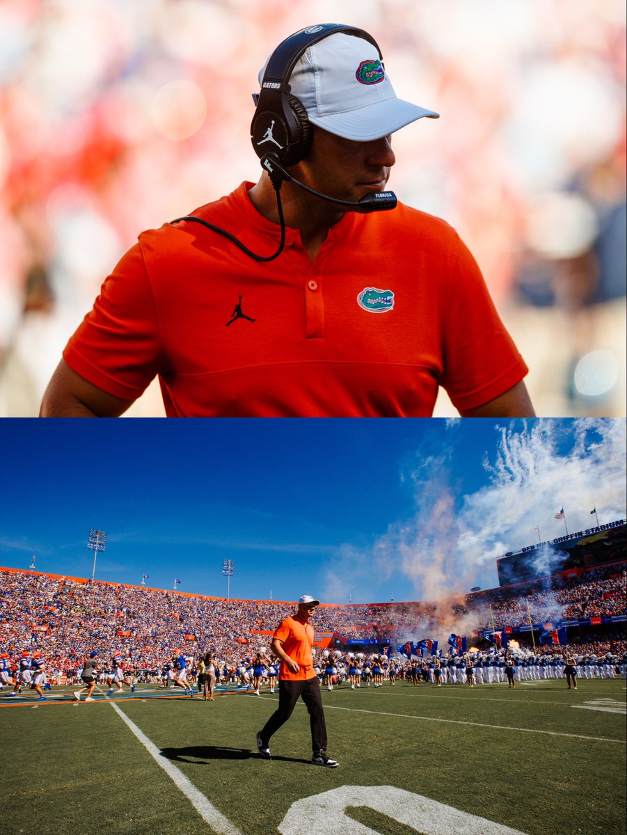 GatorsFB's tweet photo. Coach Sumrall appreciation post 🐊 https://t.co/1lb5bzFzr6
