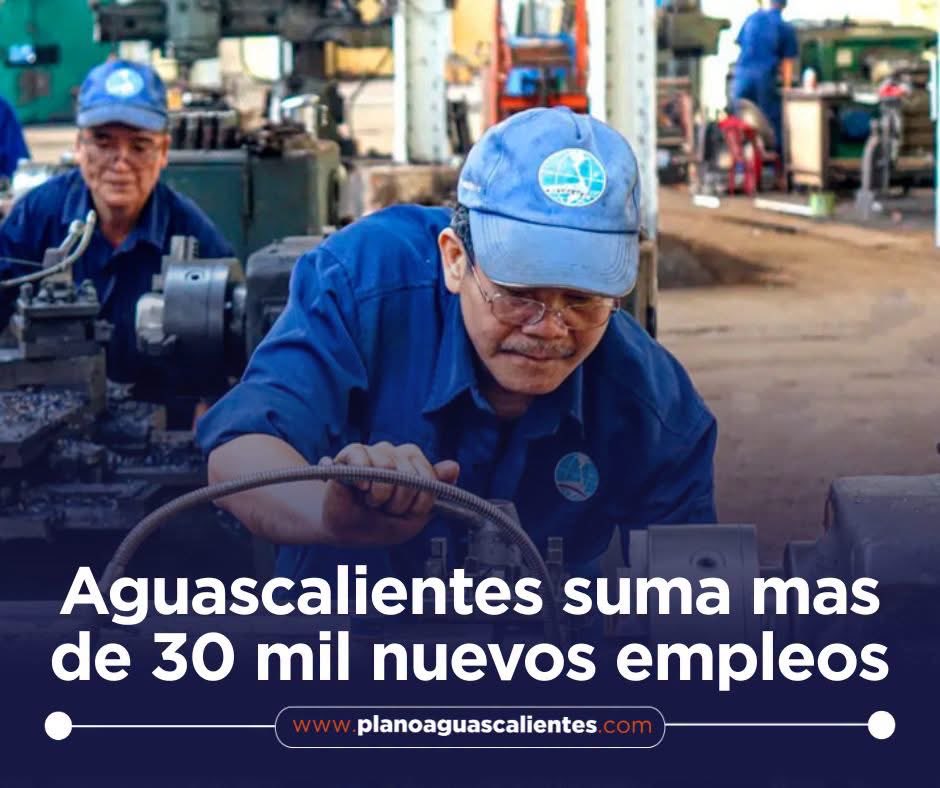 planoags's tweet photo. #AGS | El Gobierno del Estado informó que en Aguascalientes se han generado 30 mil 207 nuevos empleos, cifra que forma parte de los resultados presentados en materia económica dentro del Cuarto Informe de Gobierno.
nota: https://t.co/wGSC7RPgIl https://t.co/jXQo3uSRAZ