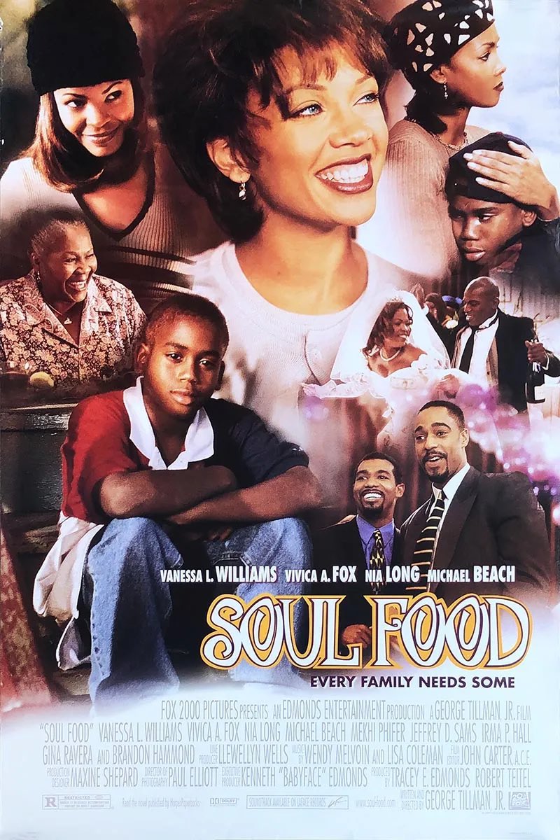AuxGod_'s tweet photo. 29 years ago today, “Soul Food” premiered in theaters grossing $44M off a $7.5M budget 🎬 https://t.co/BBRI8cxhi6
