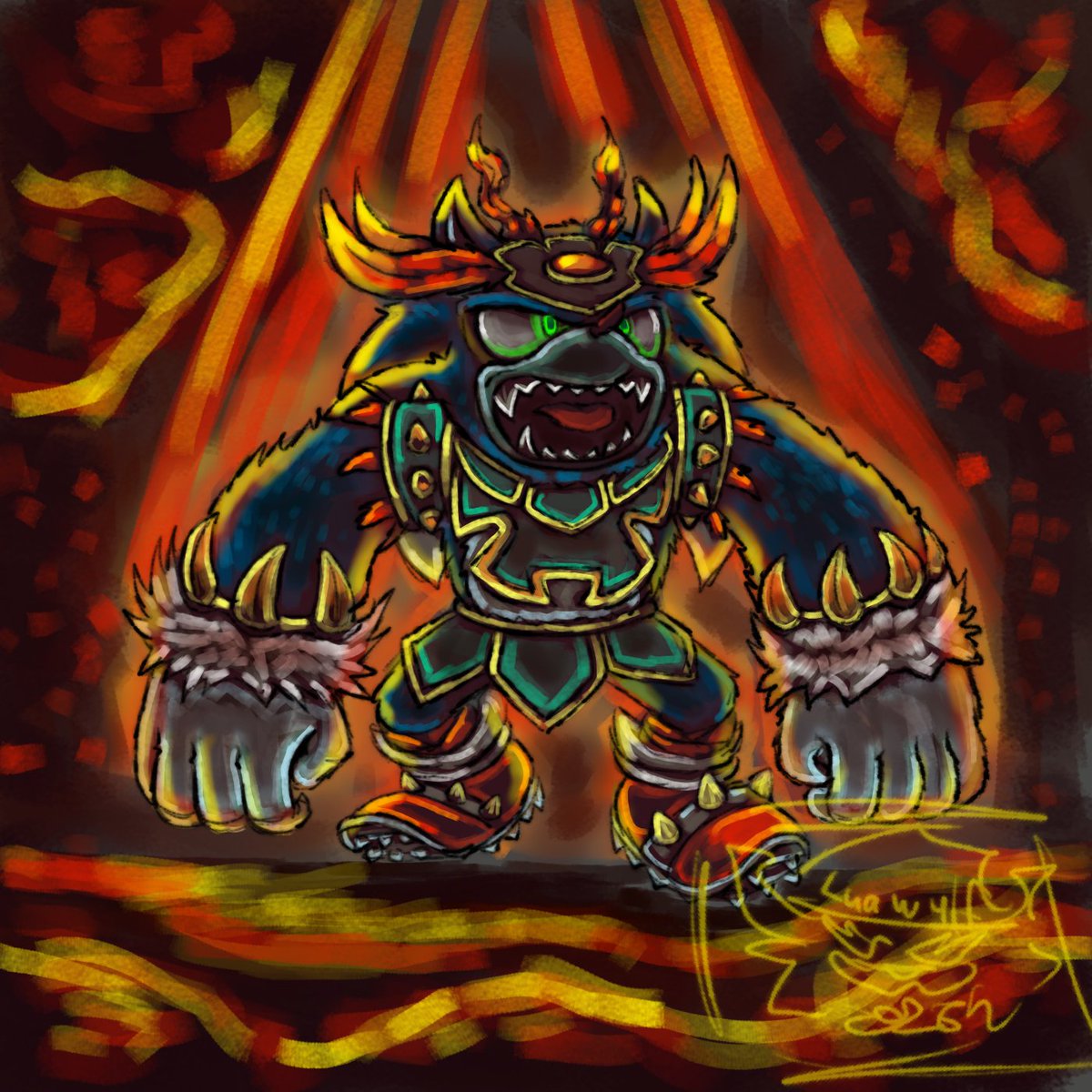 _lua_wulfO_'s tweet photo. I like the New Werehog skin... https://t.co/uoB0bVD1ES