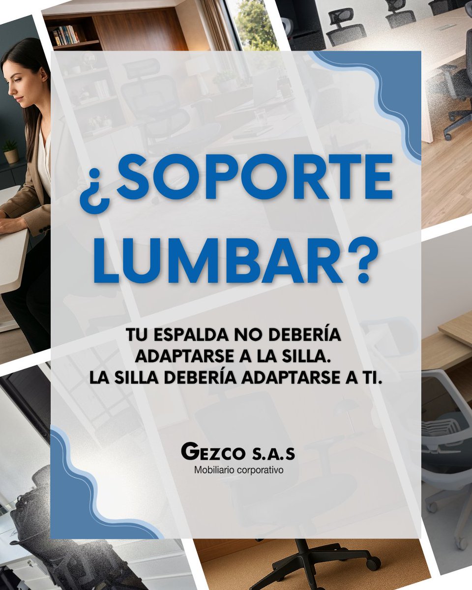 Gezcomobiliario's tweet photo. 🪑 La comodidad también es parte de un buen espacio de trabajo. Encuentra sillas con soporte lumbar en Gezco Mobiliario.  

👉 Encuentra tu silla ideal en: 
📞 +57 310 742 2665 
📍 Calle 11 #16-36 B/ Bretaña, Cali 
🌐 https://t.co/RRCmWIS9iL https://t.co/TLTZNVbY7q