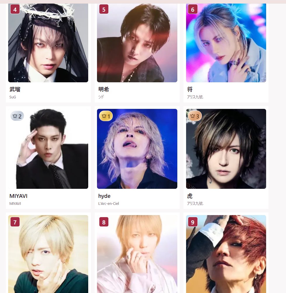geroyorz's tweet photo. わたしのV系好き顔9選

おっさんしか分からんくて滅

https://t.co/9Jbk1k9Kmm https://t.co/rlwS7robdW