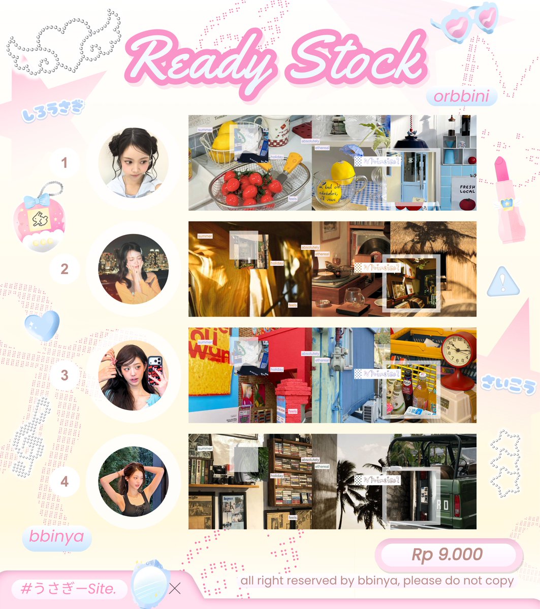 orbbini's tweet photo. ꒰ 𓄹 🛁⠀help repost please? thankie⠀𓂅 ✿

alo! nya⭐️ bawa ⠀04 layout SUMMERIZZ
nyang⠀bisa⠀🥣  sung⠀dijemput⠀by⠀DM
𓈃 ⋮ 🍅⠀or⠀tele⠀https://t.co/QaY71zEGAg 𓈈 ☀️ ♥︎ ꒱

૮ ྀིᴗ͈ . ᴗ͈ ྀིა⠀៸៸⠀price⠀:⠀9.000 / each

_______⠀ t. #bealanja https://t.co/saECvj7gOF