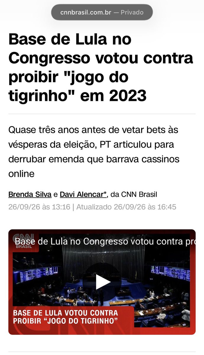 Edmundoback's tweet photo. @nicolassoueu @padilhando Lula é criminoso. No texto de regulamentação foi contra isentar imposto sobre apostador, foi contra proibir tigrinho, recebeu 15 bilhões em 2 anos. Nunca se preocupou com o povo. Foi tudo pelo dinheiro. Agora a conta chegou e ele viu que não fechava https://t.co/hRiIq4Tls4