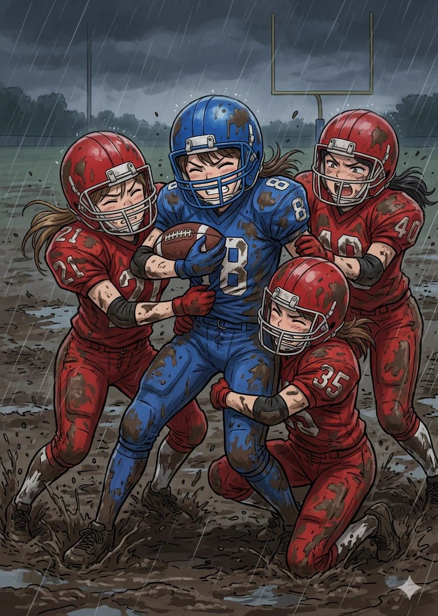アメフトの絵 S.O on X: 