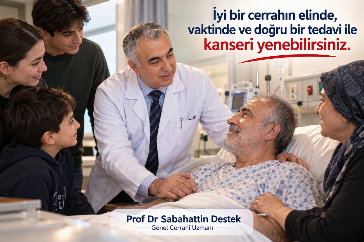 DrSDestek's tweet photo. KANSER HAYATIN SONU DE��İLDİR

Kanserden korkup tedaviden kaçmayın. Bilgiye, bilime ve deneyime güvenin. Doğru zamanda verilen doğru karar, insanın hayatındaki en değerli kararlardan biri olabilir.
İyi bir cerrahın elinde, vaktinde ve doğru bir tedavi ile kanseri yenebilirsiniz. https://t.co/wWyMg08yJO