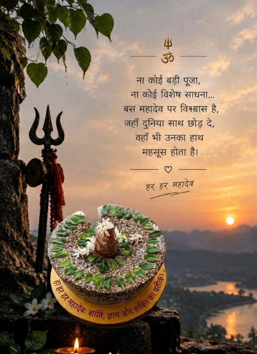 anjali60249's tweet photo. 🧿
ॐ तत्पुरुषाय विद्महे महादेवाय धीमहि।
तन्नो रुद्रः प्रचोदयात्॥
#Mahadev #OmNamahShivay
#Mondaymotivation https://t.co/BE7ybVrLnN