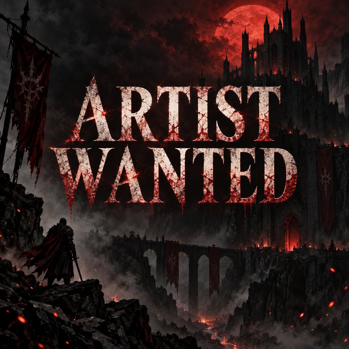 AshenSpireGames's tweet photo. PAID ARTIST CALL — ASHEN SKIES
Ashen Spire Games is looking for a human concept artist / environment artist for Ashen Skies, our Gothic dark-fantasy siege game.
We’re looking for artists with experience in:
• Gothic architecture
• Dark fantasy environments
• Medieval siege scenes
• Fortress / cathedral design
• Atmospheric key art
• Character or creature design is a bonus
This is paid freelance work.
We’d like to begin with a small paid test piece, with potential for more commissions after that.
Important note: our current concept images are only mood, tone, scale, and direction references — not final designs, and not something we expect to be copied exactly.
No generative AI.
If interested, reply or DM with:
• Portfolio
• Availability
• Rates
• Typical turnaround time
ASHEN SKIES — COMMAND THE SIEGE.
#GameDev #ConceptArt #EnvironmentArt #DarkFantasy #IndieGame #FreelanceArtist #