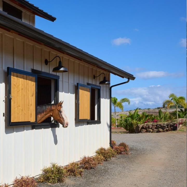 AmericanStalls's tweet photo. Golden light. ๐
Ocean air. ๐ฌ๏ธ
A barn where every detail feels intentional. ๐ฟ
A peaceful space built for connection, calm, and beauty. ๐บ๐ด
#Barngoals #EquestrianStyle #AmericanStalls #EquestrianLife #SlidingStallFronts #BarnDoors https://t.co/udglfOI20w