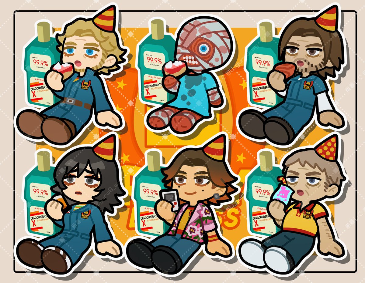 U_gure8_sg's tweet photo. Happy 2nd Anniversary!
I’m so glad I found this game, and I’ve had so much fun creating fan art for it.

 #Mouthwashing https://t.co/VfYXWPgq4U