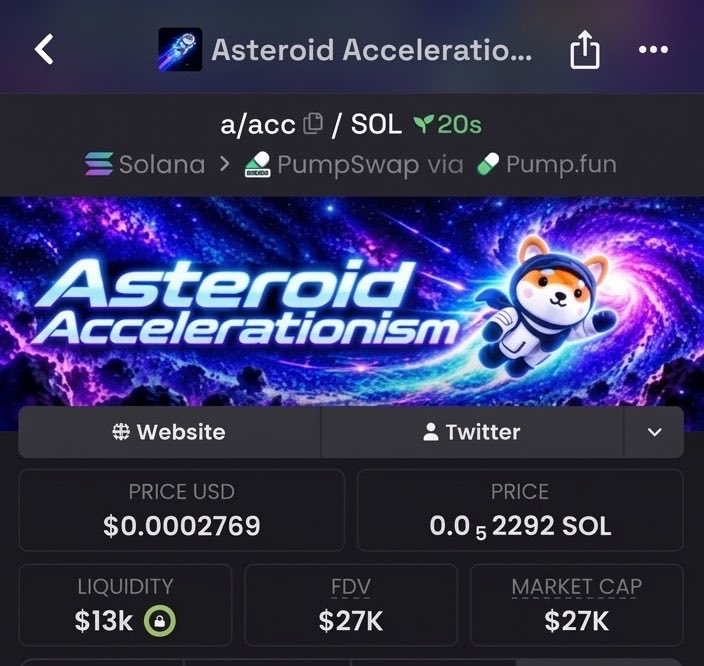 BullishCalls_'s tweet photo. 🚨 $a/acc just launched their own coin!
My Private Group got in early at $27k MCAP 📊💎
Early momentum’s building fast — you know how we move. ⚡️
CA: BULbQ4j9WU6r63idgdQVsjt6i3nKSTXgyj7Qqcdpump

#Solana #EarlyCalls #Memecoins https://t.co/ClklqE4eqJ