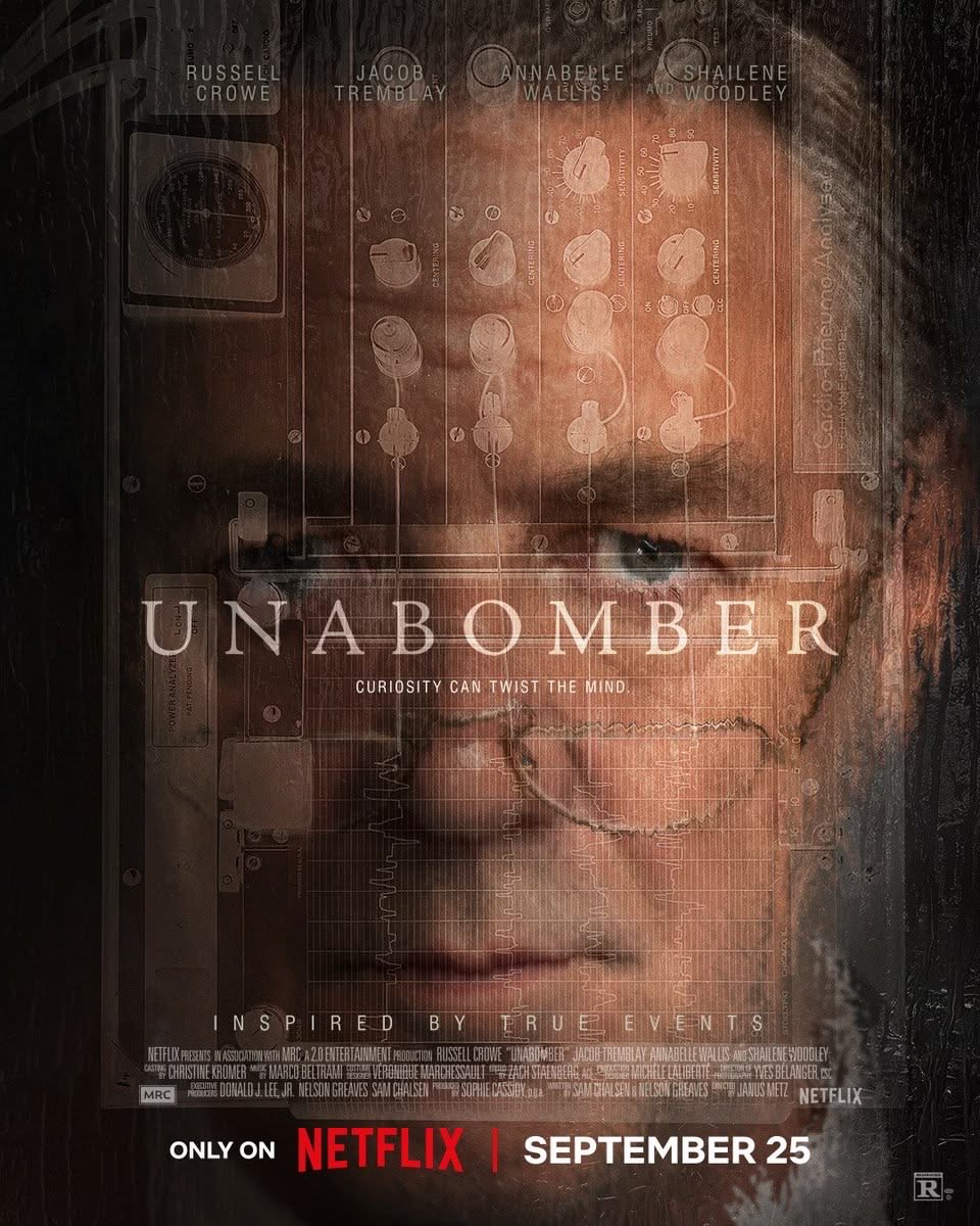 MarioLopez8682's tweet photo. This is incredible. Netflix rarely does anything really good 🎬📦📭💣 #unabomber #viral #netflix #film #movie https://t.co/7dWR9aKyPJ