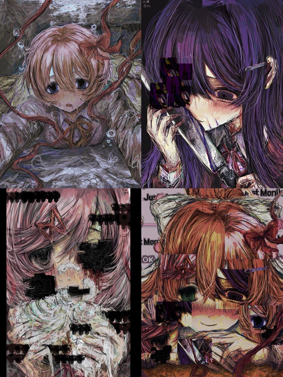 RuinedBeauty_'s tweet photo. DDLC https://t.co/c6sAhzn7Aj