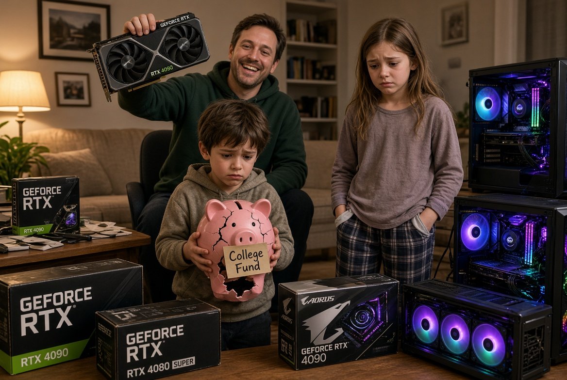 1bitlabs's tweet photo. It's a good thing my kids are too young to understand

Daddy spent all their College money on AI Compute

I mean they won't need college in 15 years anyway right?

YOLO https://t.co/p3JhUg2KlZ