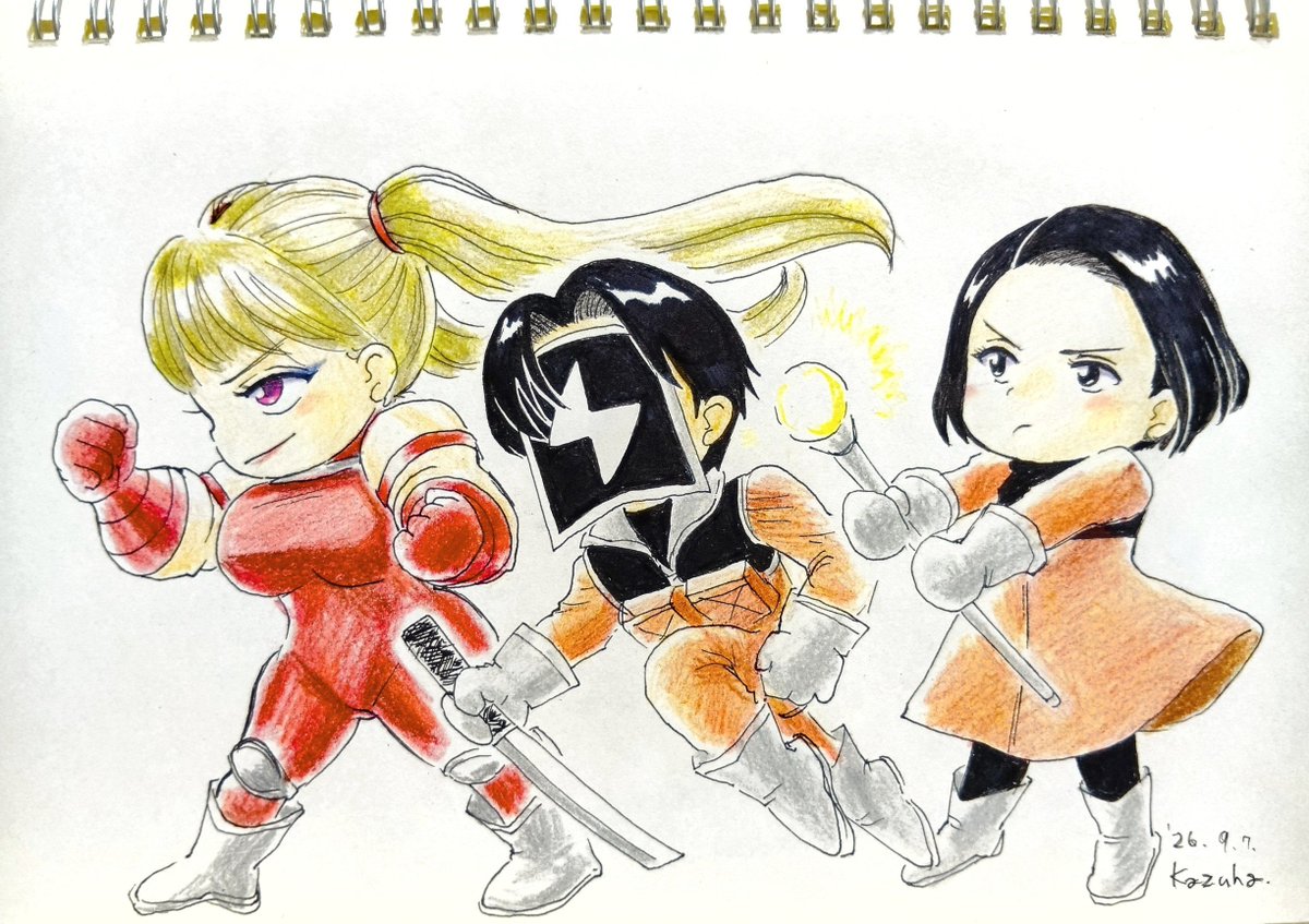 KazuhaTalks's tweet photo. #今月描いた��を晒そう 
超人Xです
新章の絵や描いたことないキャラにも挑戦したいぞ https://t.co/kpBHqjOohU