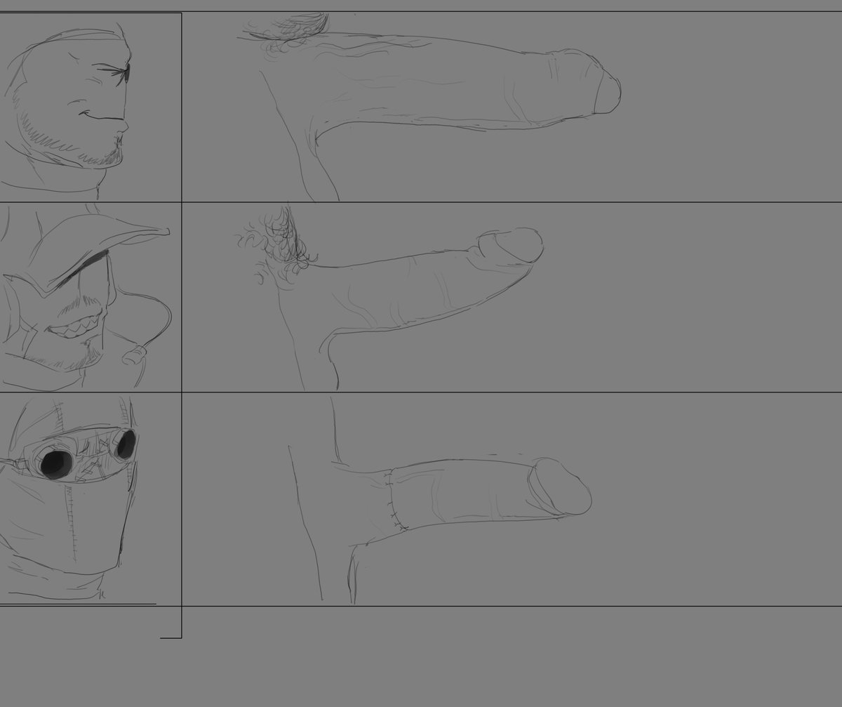 Waxxeddoghouse's tweet photo. the humble madness combat S.Q (and sheriff) cock chart https://t.co/hlDcphB1zB