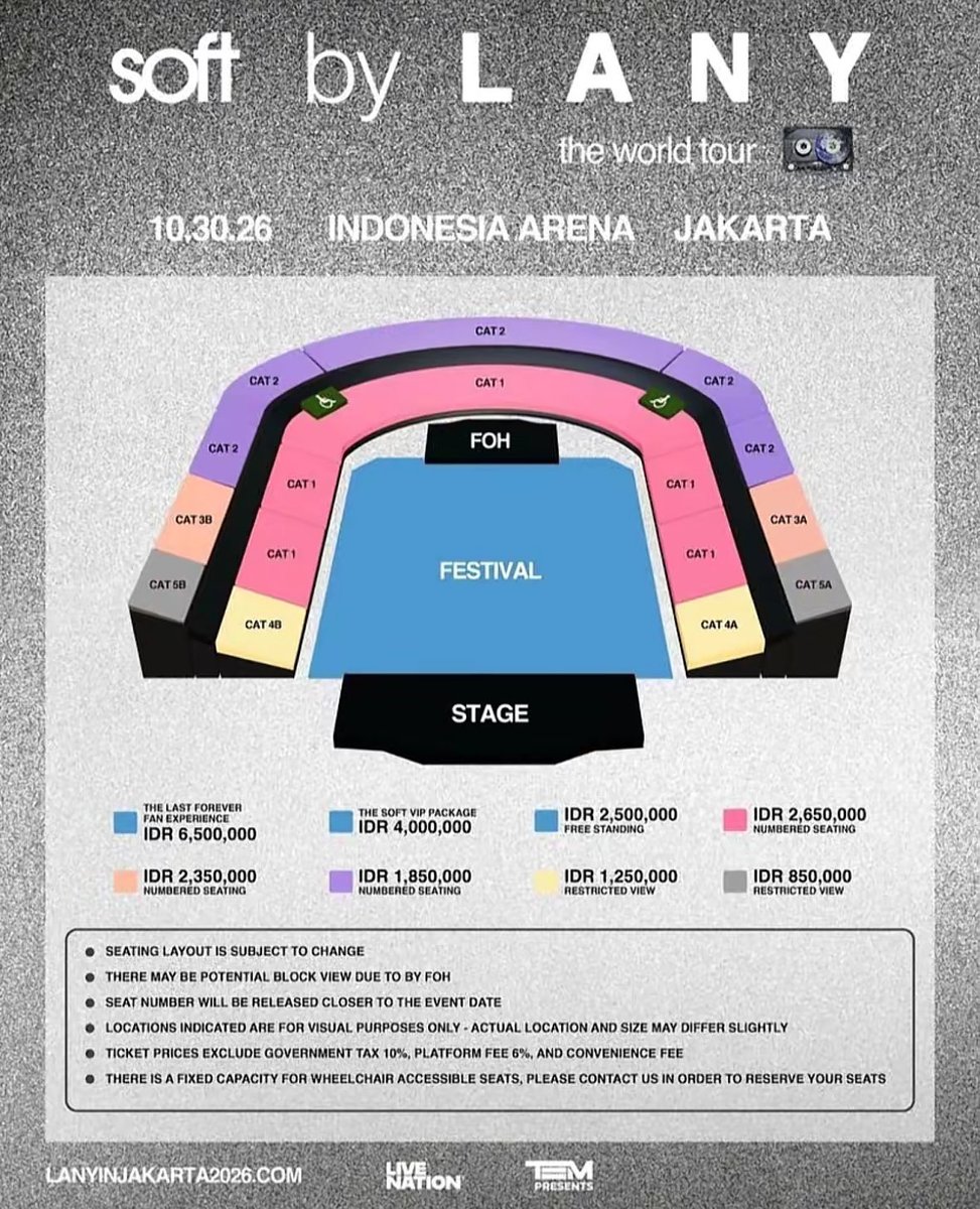nadiapputria's tweet photo. hallooo x aku jual tiket lany in jakarta hargaa murahh bgt bgt bgt karena aku gabisa datangg
aku asa 2 tiket cat 3A day 2 yaa (30 oct)
bisa cod guyss ayo beli pasti aman dan murahh😘 https://t.co/77AQfvI8A1
