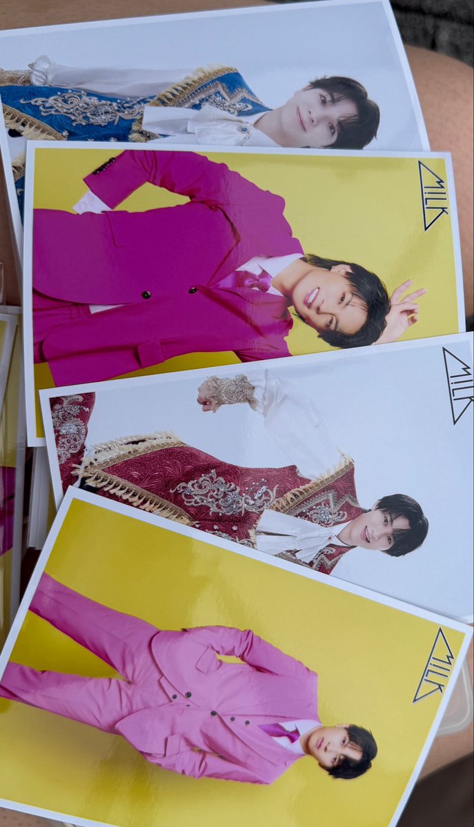 lwc4ur's tweet photo. 【交換】 M!LK MILK 生写真セット 66杯目 ブロマイド シャカレボ 福岡

譲：佐野勇斗 吉田仁人 塩﨑太智 曽野舜太
求：山中柔太朗 (66杯目であれば種類問いません)

現在グッズ受け取り受付前にいます。
手渡し可能な方お気軽にお声がけください。 https://t.co/QxgQ65tHCg