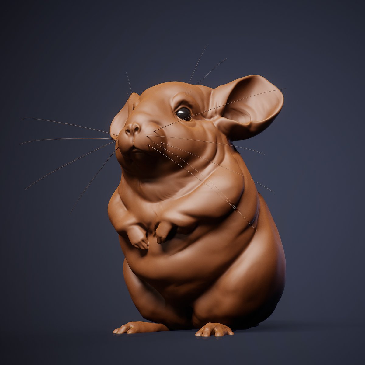 Intervain's tweet photo. chinchilla sketch   
#Zbrush #MarmosetToolbag https://t.co/ZSGd8YdGiH