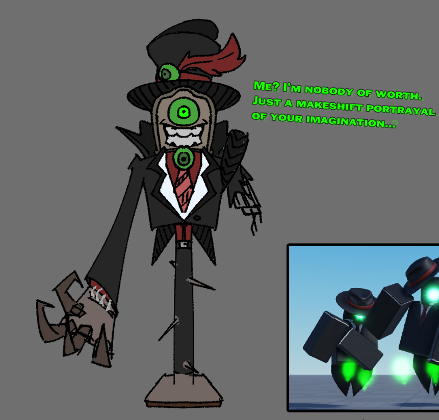 KeterWorker's tweet photo. Design practice (2nd character originally by nlw) https://t.co/YC4Zs46A79