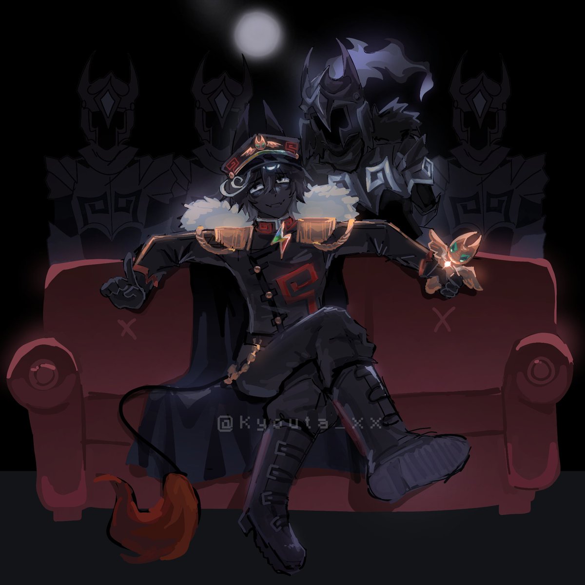 Kyouta_wiii's tweet photo. this looks awful🥳 #spokeisherefanart #nullcomanderfanart #unstableuniverse https://t.co/ATsG3tunrZ
