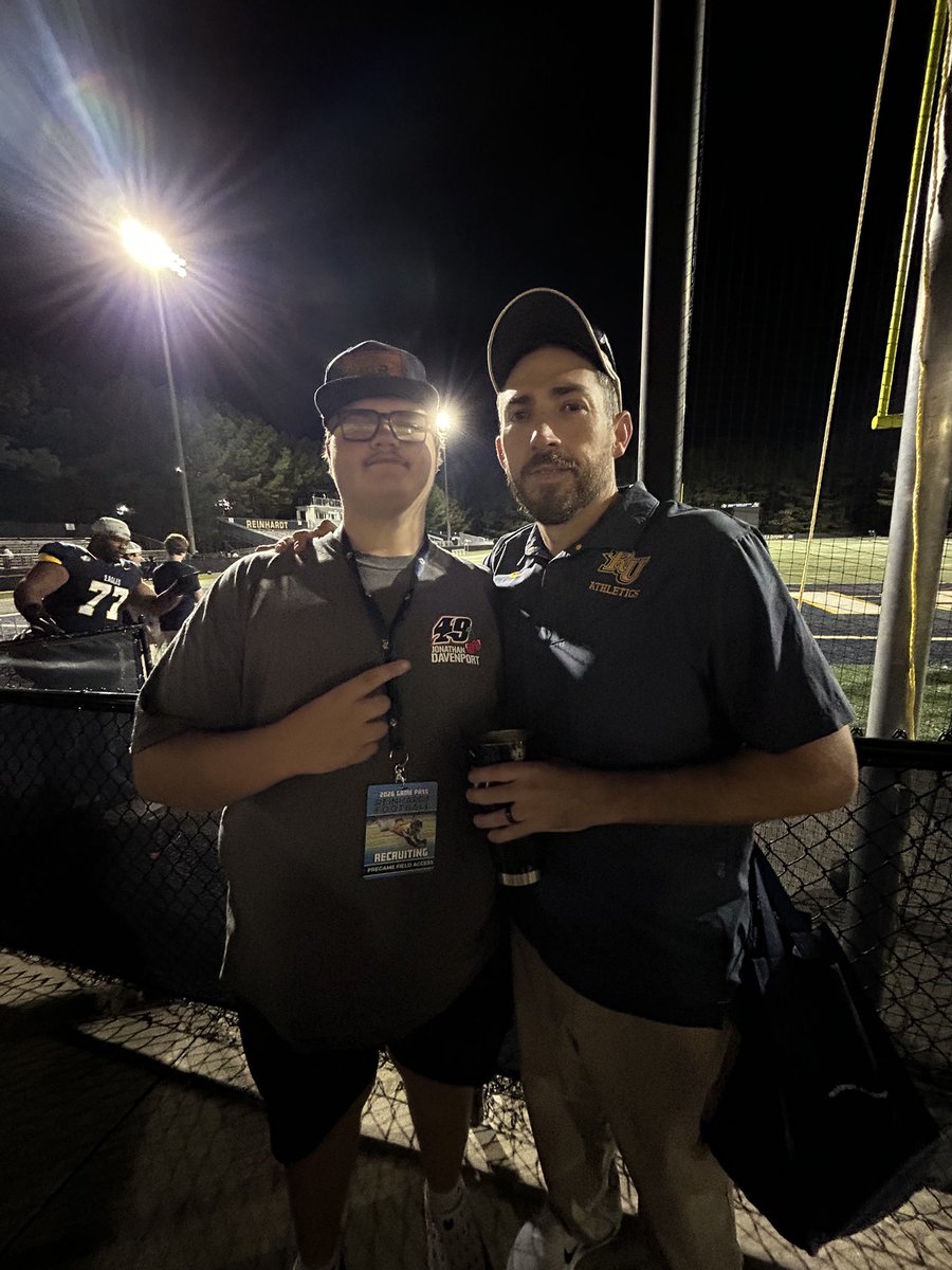 TrippPowell08's tweet photo. Thank you @Coach_JMiller76  for allowing me to come on a game day visit at @ReinhardtFB 

@CoachHennes 
@Gates_CassHC @Coach_Spencer_ @CassFootball https://t.co/YM4bvwb7iA