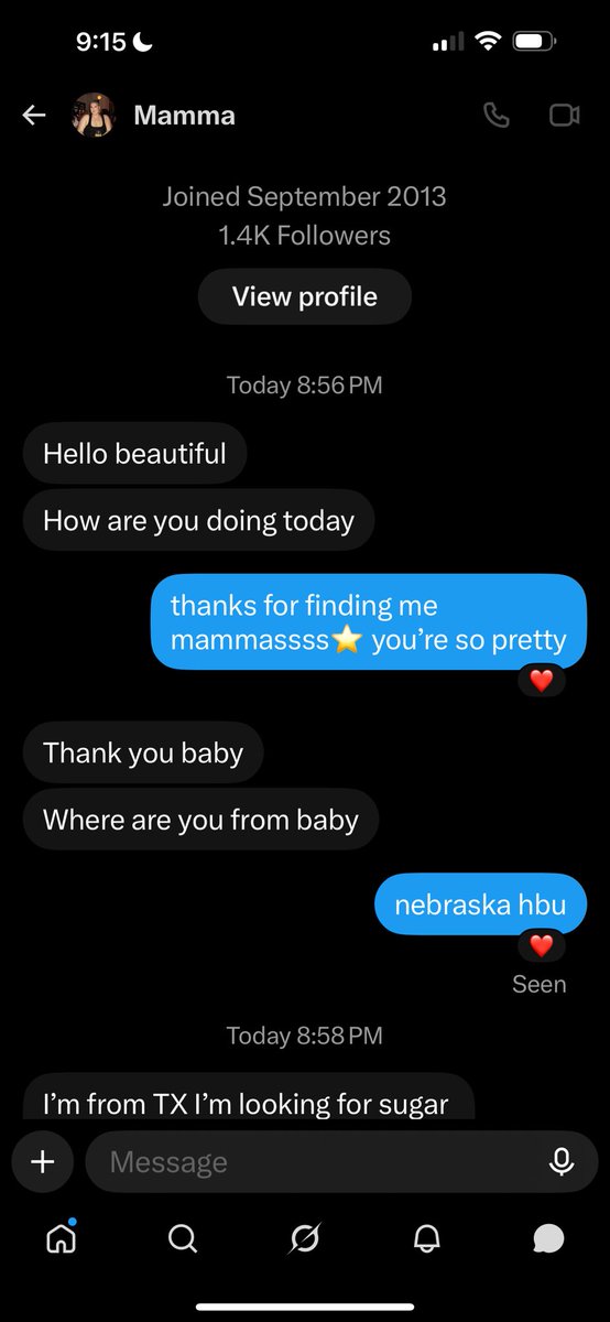 goddesscalli3's tweet photo. heads up, your sexiest ai sugar mommy might be a bot (-: 

(i’m not from nebraska, and we all know not to ask that as one of the first q’s right? right!)

so many of yall in my dm’s i could make snitching on yall my side hobby 😒 https://t.co/Vyb6JsoXJJ