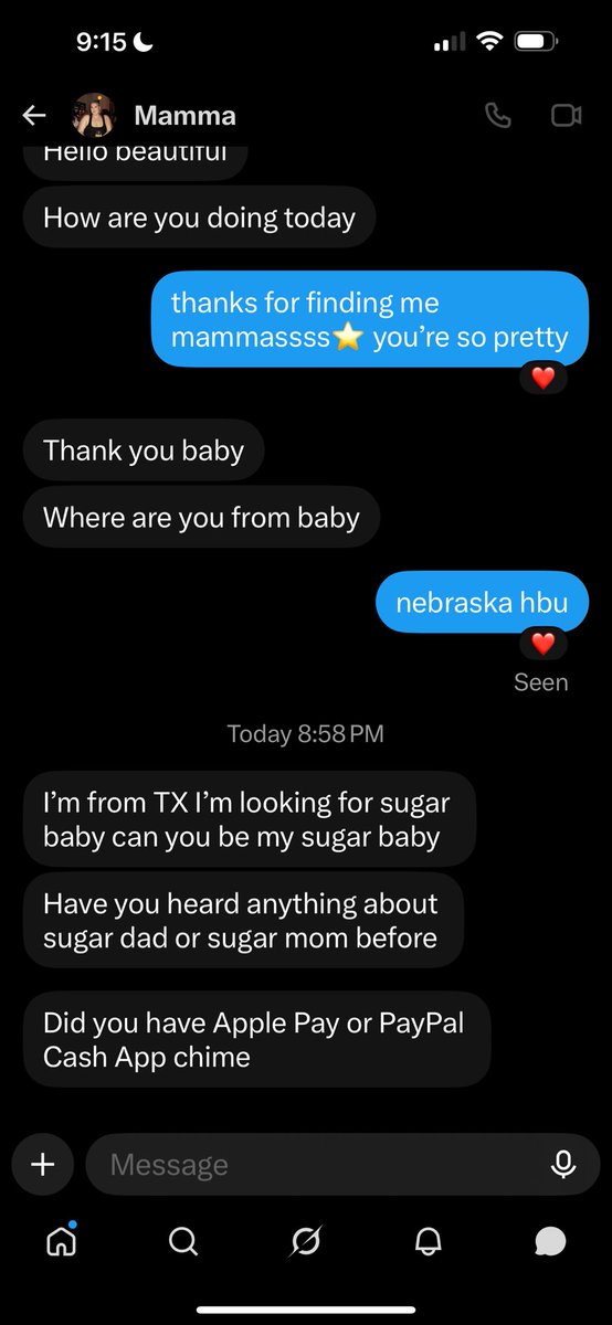 goddesscalli3's tweet photo. heads up, your sexiest ai sugar mommy might be a bot (-: 

(i’m not from nebraska, and we all know not to ask that as one of the first q’s right? right!)

so many of yall in my dm’s i could make snitching on yall my side hobby 😒 https://t.co/Vyb6JsoXJJ