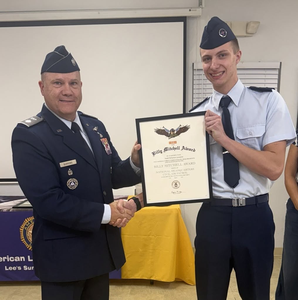 mocapnews's tweet photo. Please join Missouri Wing in congratulating Cadet Porter Althauser and Cadet Judah Gustafson of the Lee's Summit Composite Squadron on their Brig. Gen. Billy Mitchell Awards and promotion to Cadet 2nd Lieutenants! #civilairpatrol #CAPcadet
https://t.co/8pTtRcdAS8 https://t.co/P0M1zokgiq