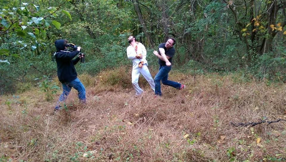 ThatRayKlein's tweet photo. Zombieapocalyptica behind the scenes. We had so much fun making this movie. #HotZombieFall #Zombieapocalyptica https://t.co/CC2l7q2I9G