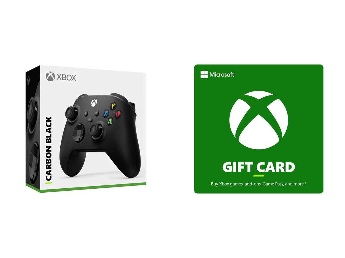 Wario64's tweet photo. Xbox Wireless Controller - Carbon Black + $50 Xbox Gift Card Code is $79.99 at Newegg https://t.co/pc3dFhjafg #ad https://t.co/rR5YMNEGzK