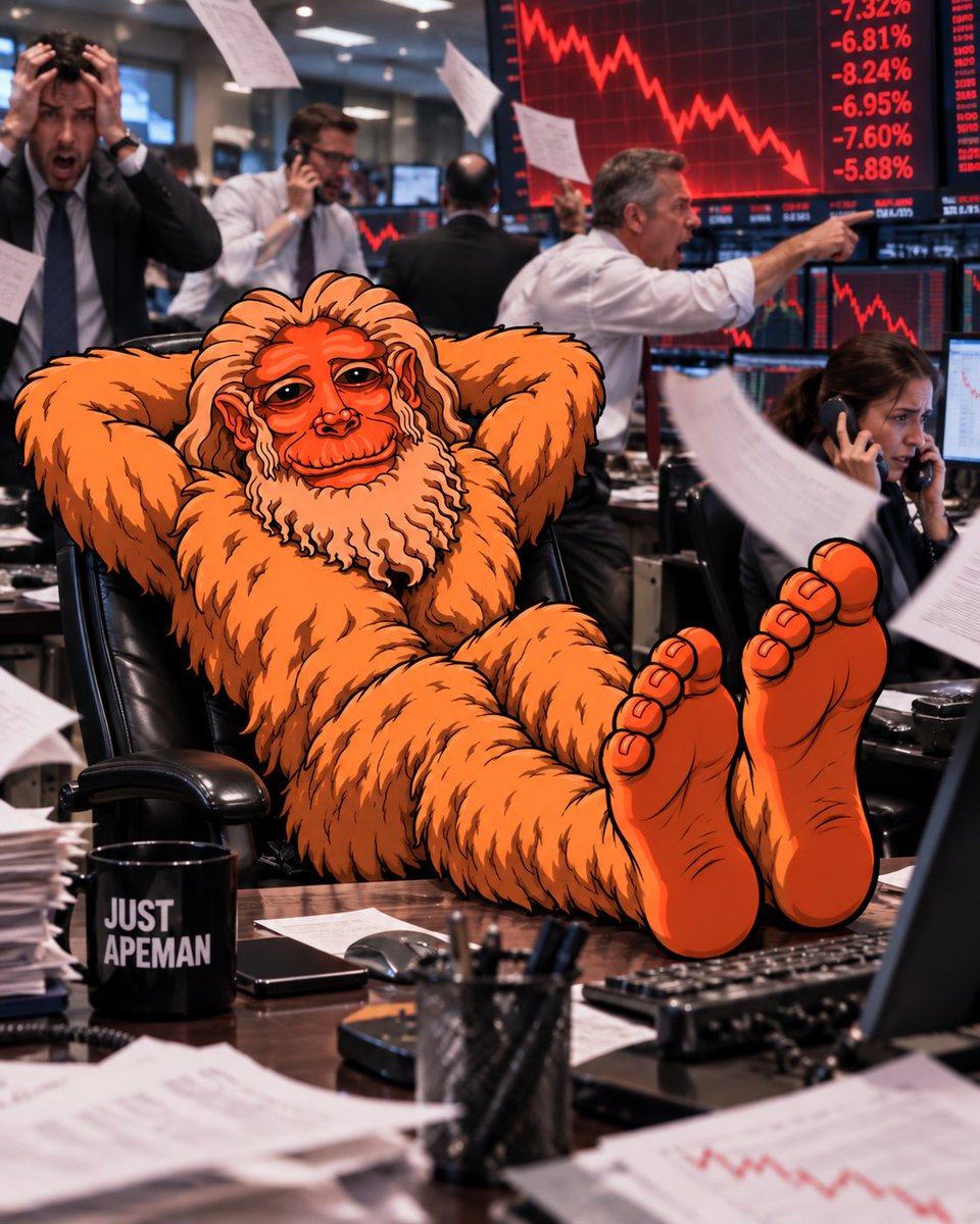 JustApeMan's tweet photo. Always chill, we've been here before.
#Justapeman https://t.co/ISyY14nnUc