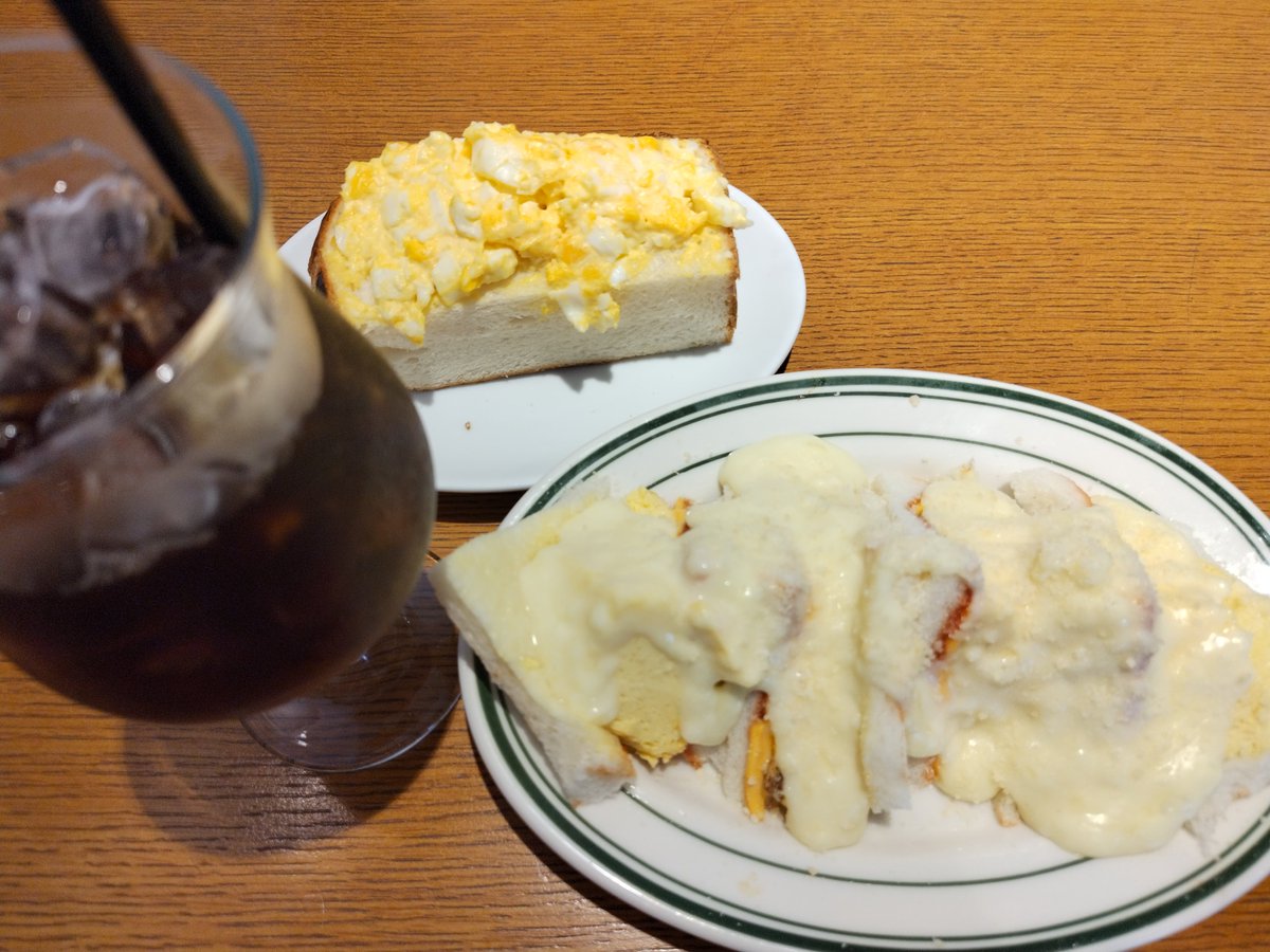 KUSO45237292's tweet photo. おはようございますー！
現在甲賀市に来ておりますが、もの凄いモーニングを見つけました！！
コーヒーを頼むとモーニングが無料！
更に厚焼き玉子チーズサンドは出汁が効いたフワフワな食感がたまりませんでした！！

#情熱甲賀PR 
#情熱防災防犯フェス2026 #情熱クラブ
 #甲賀市 
#ソラノ珈琲 https://t.co/kpgPNIxjbA