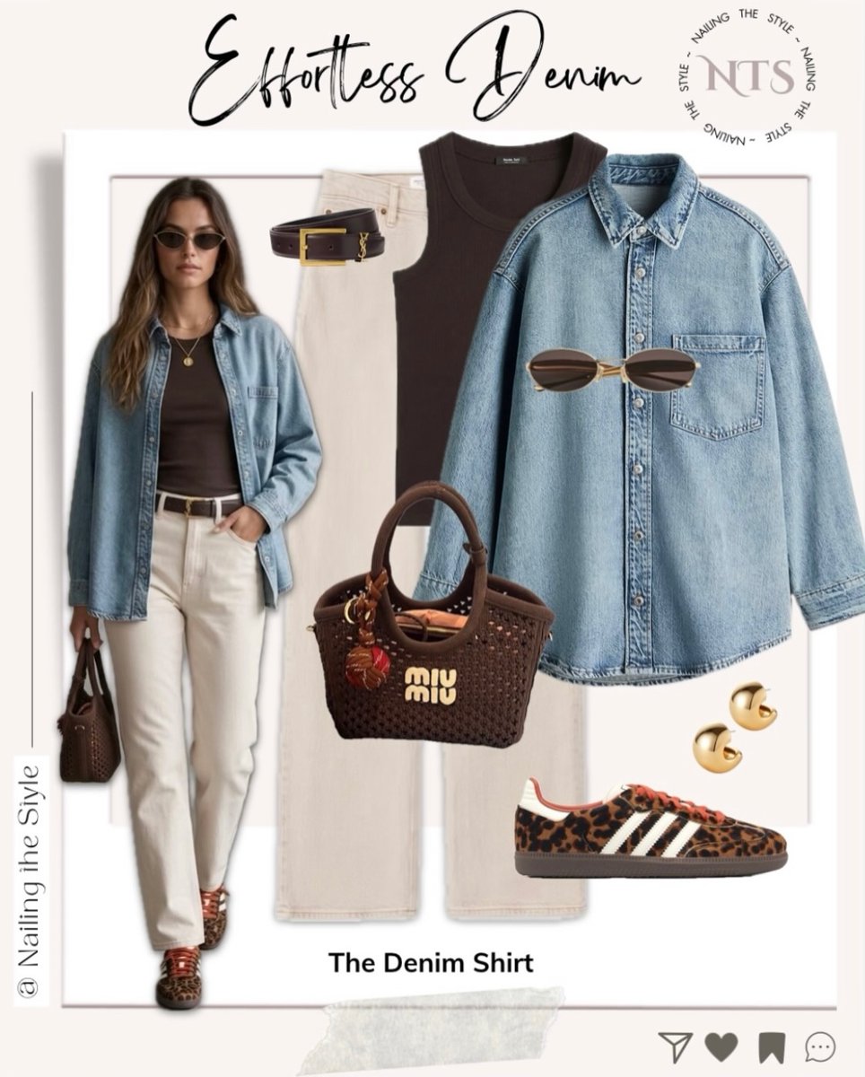 VivanBlackhah's tweet photo. Double denim for the transition from late summer to early autumn. Comment “LINK” and follow me to receive my LTK, where you can explore all my looks. https://t.co/QoigwrbTZP