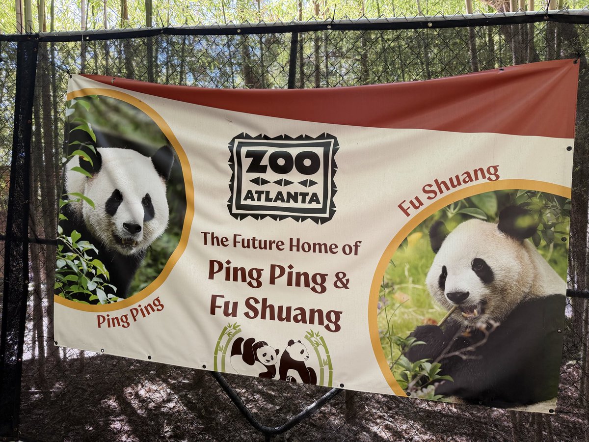 geekplux's tweet photo. 时隔两年动物园又要有熊猫🐼了

今天去看已经准备好迎接平平和福双了 https://t.co/5277oXzChX